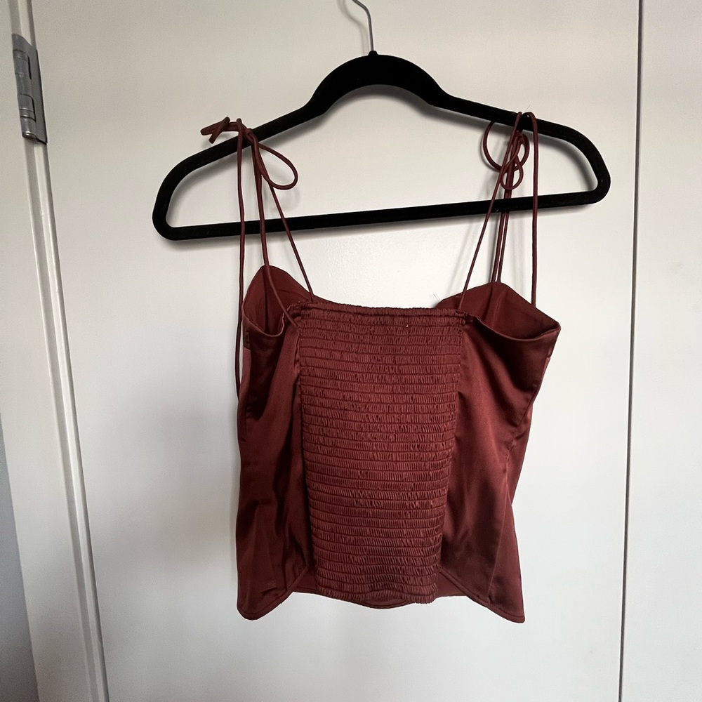 Satin Strappy Top
